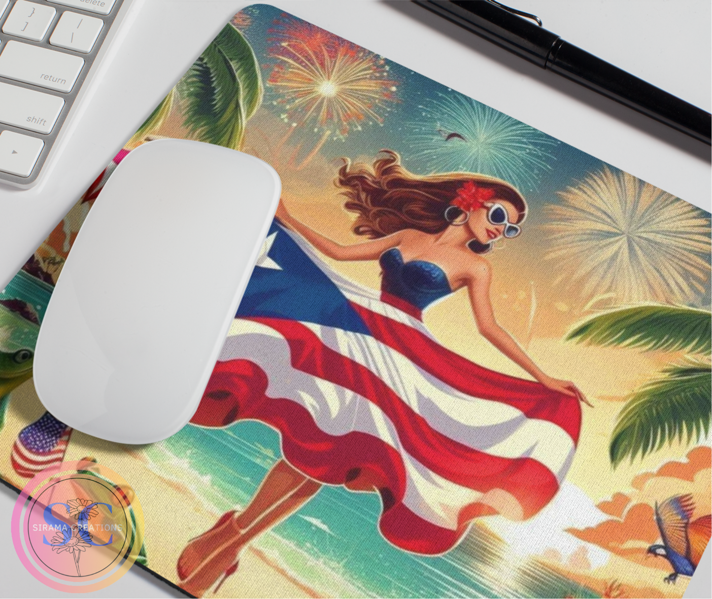 Puerto Rican Girl - Mouse Pad