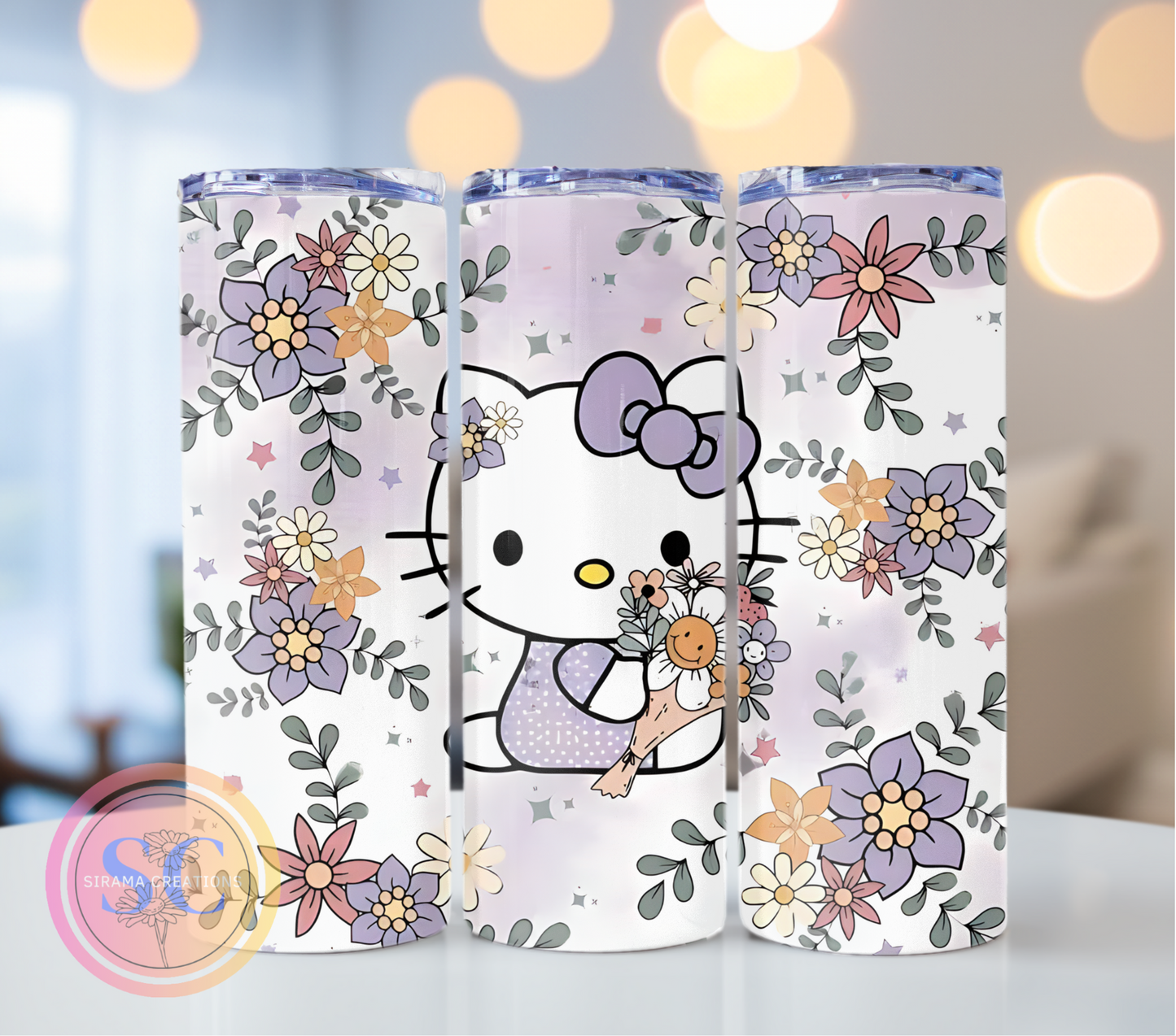 Purple Flower | Hello Kitty