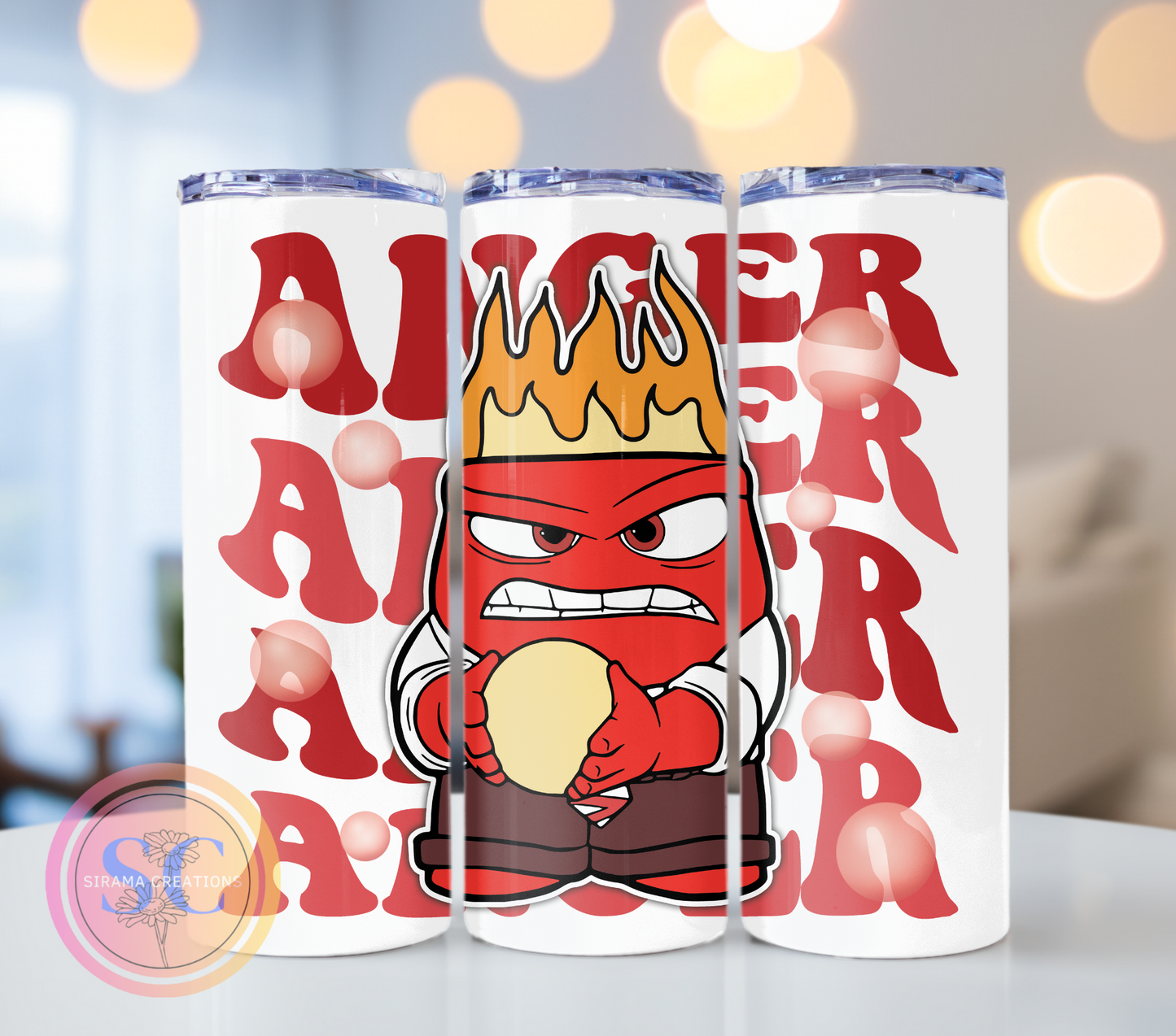 Anger | Inside Out 2 Tumblers