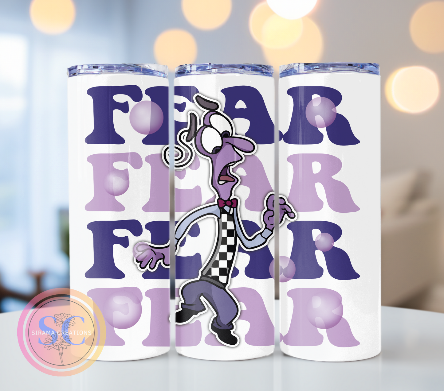 Fear | Inside Out 2 Tumblers